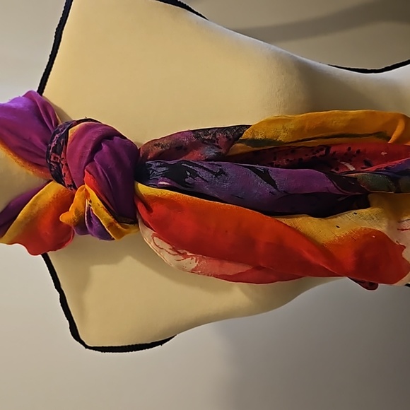 Multi Color Infinity Scarf - Picture 6 of 6